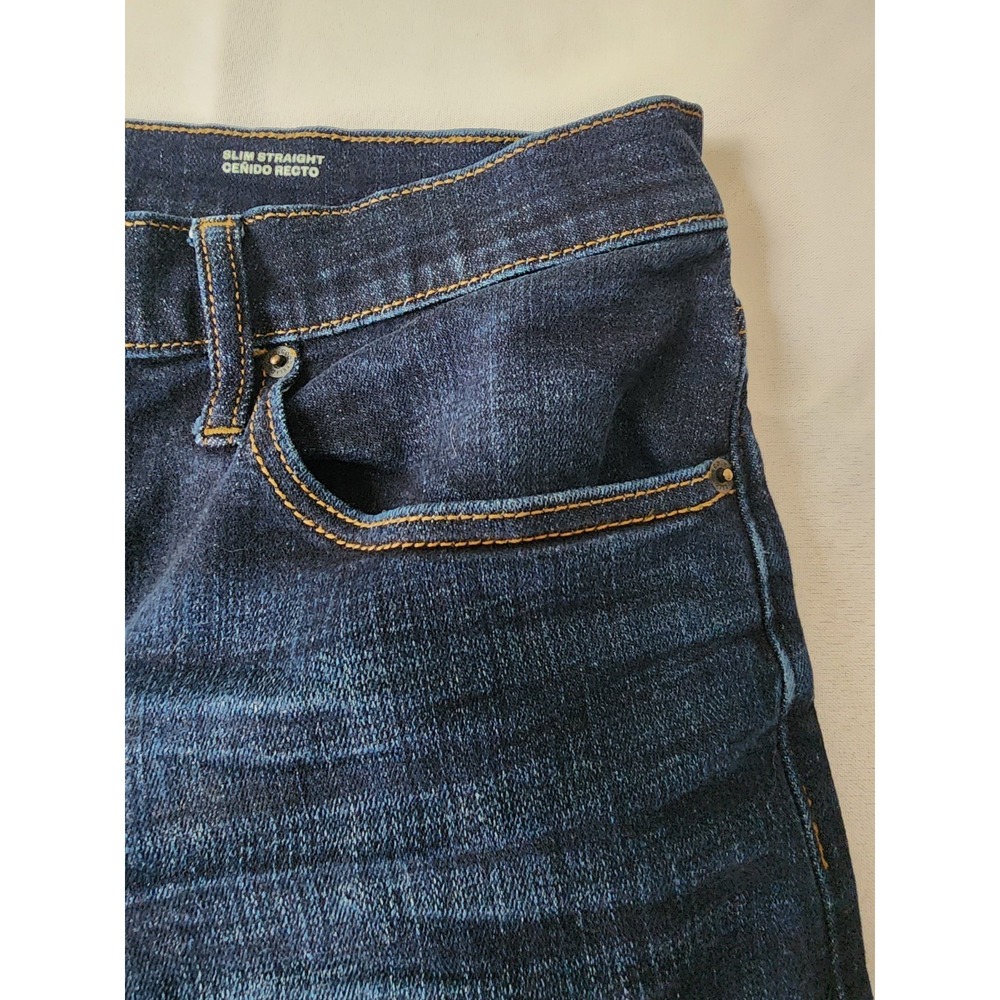 Goodfellow & Co Total Flex Slim Straight Jeans Men's 34x34 Dark Wash Stretch - Picture 11 of 13